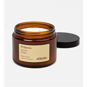 Etikette Double Wick Wilpena Catcus Flower Candle ($60)