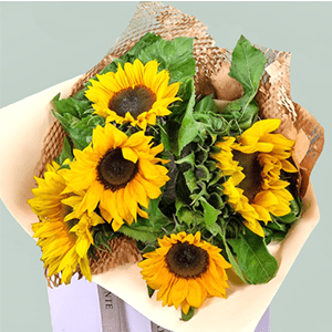 Tynte Flowers Sunflower Bouquet - 5 stem ($35)